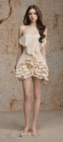 Sarah Ruffle Mini Dress - MEAN BLVD