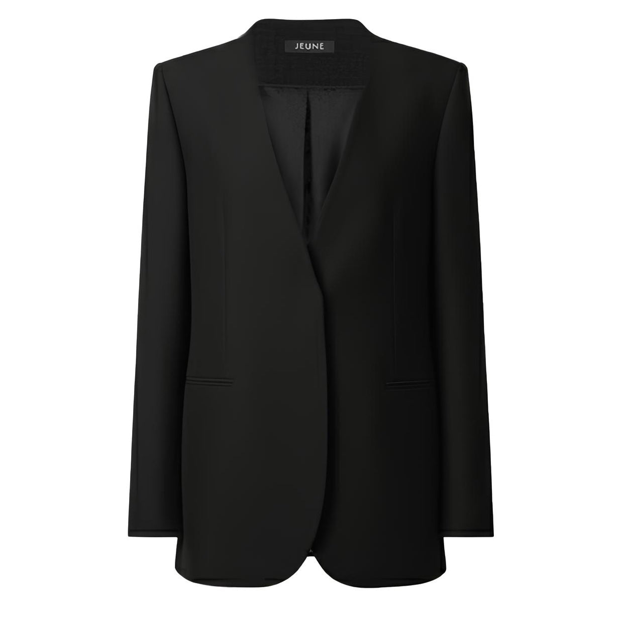 Saul V-Neck Cotton Blazer