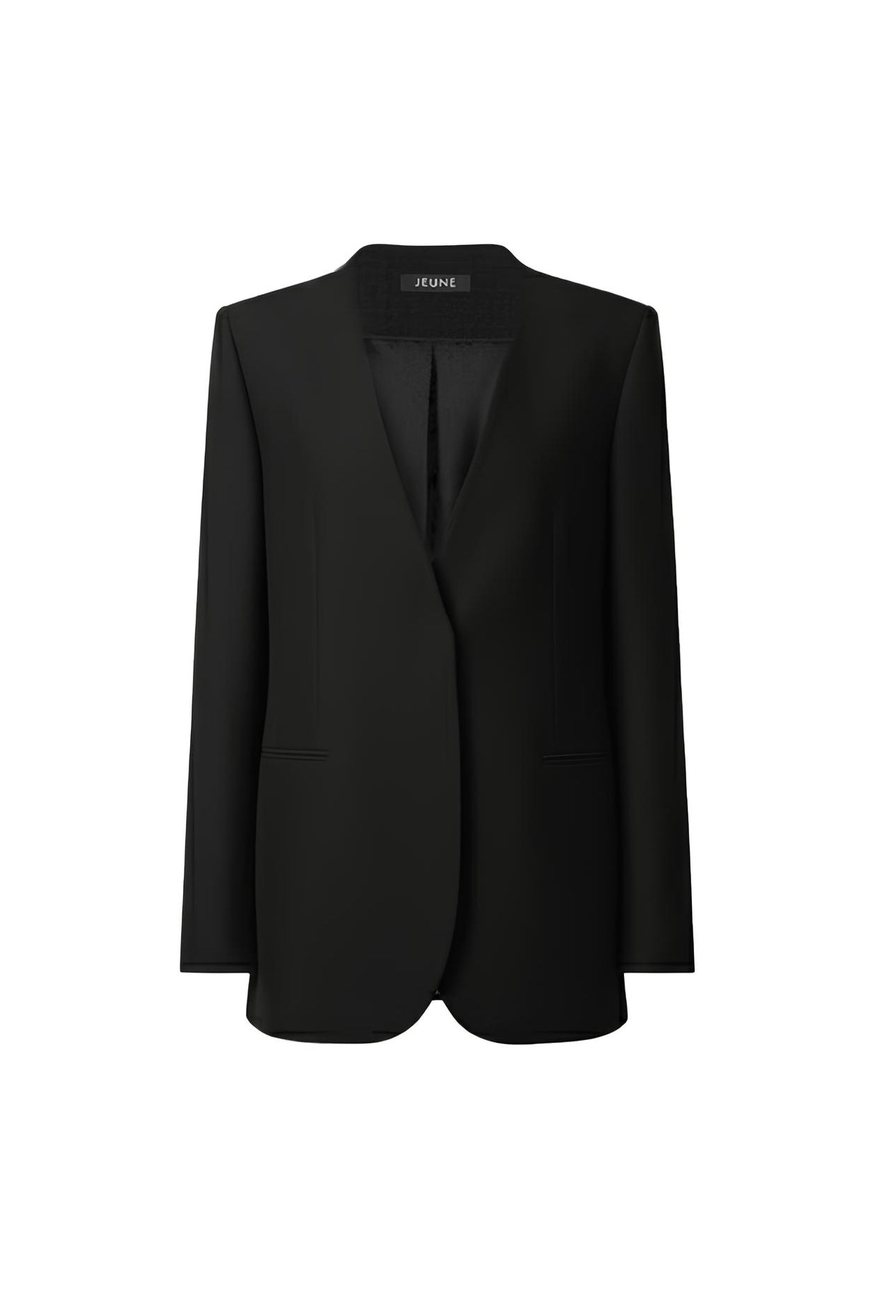 Saul V-Neck Cotton Blazer