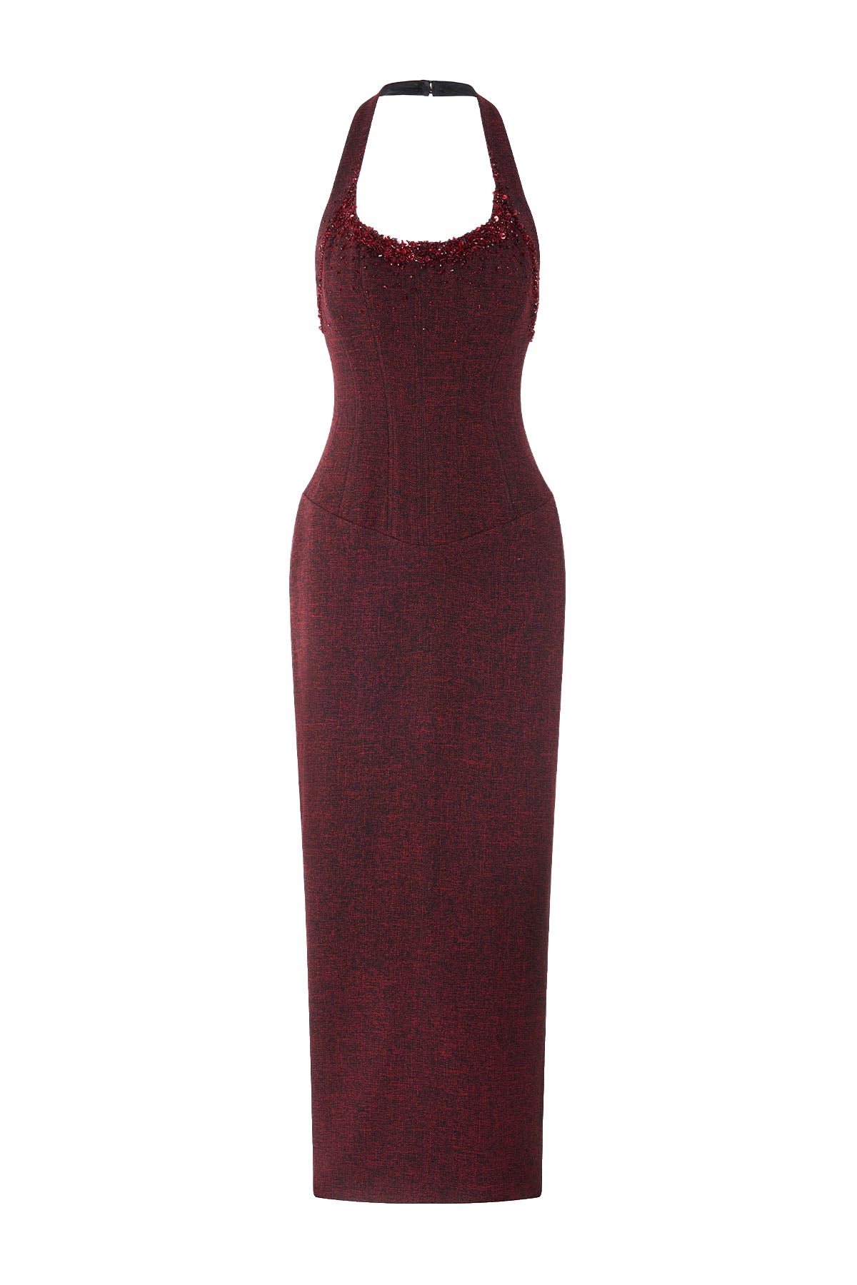 Scarlet Halter Maxi Dress - MEAN BLVD