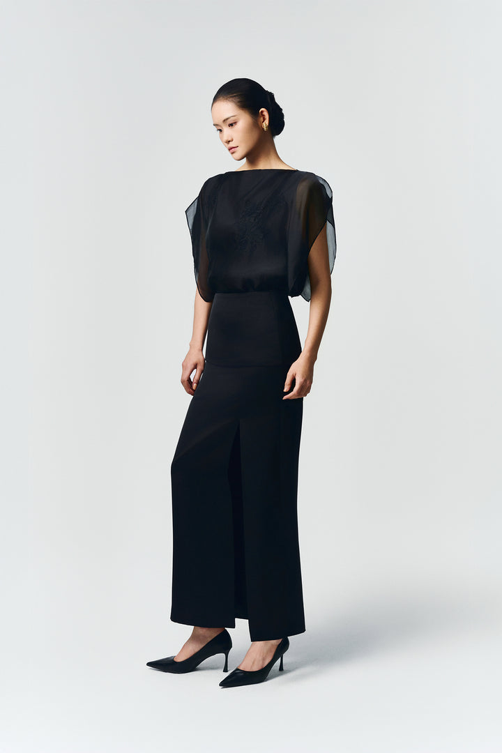 Scarlett Butterfly Sleeve Embroidery Top - MEAN BLVD