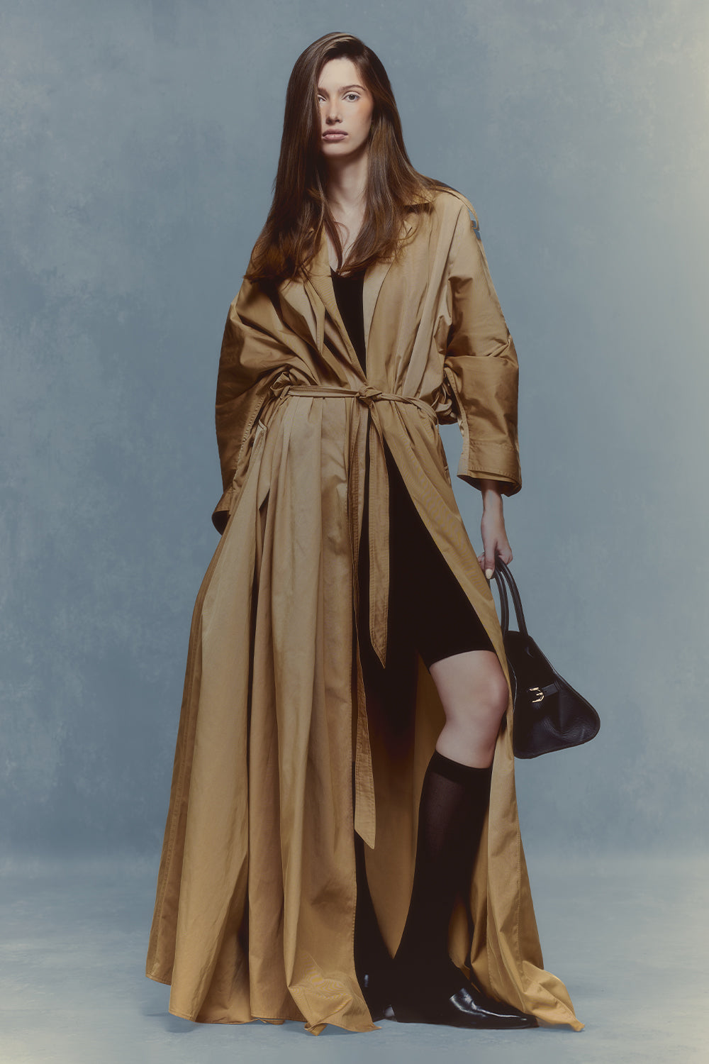 Sebastian Trapezoid Trench Coat - MEAN BLVD