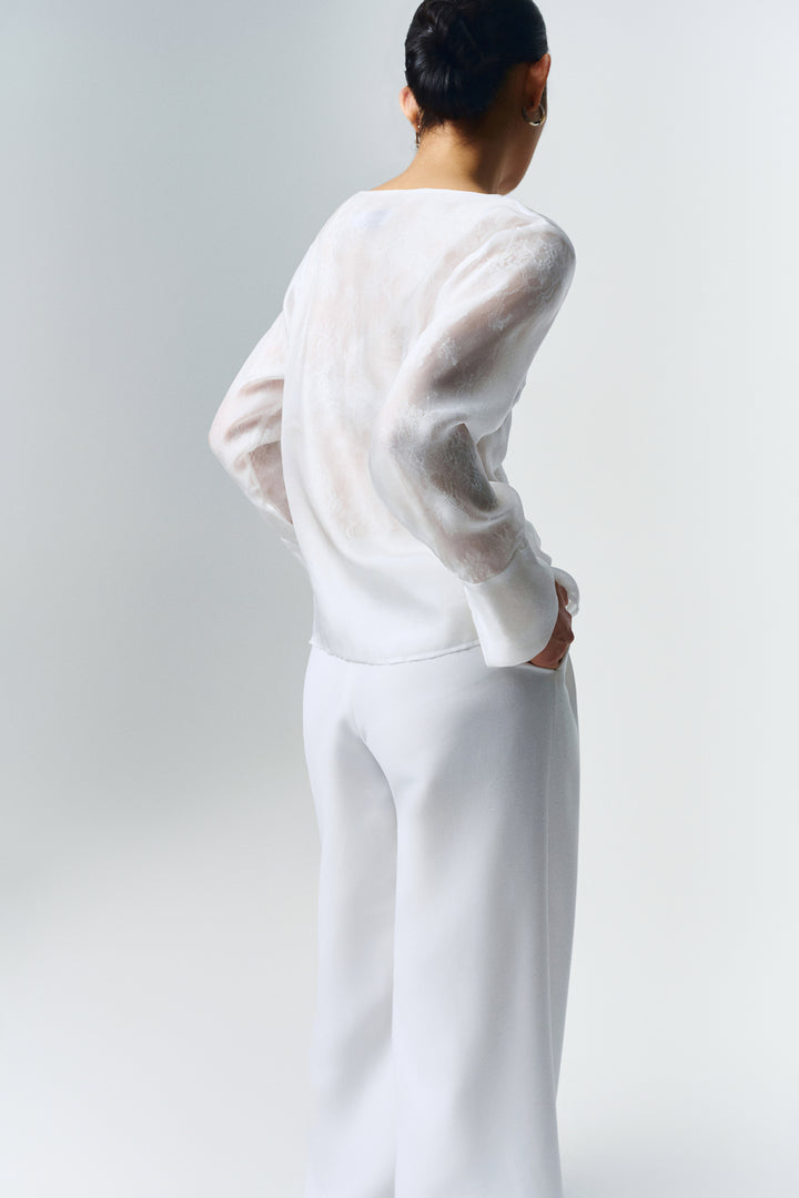 Selene Boat Neck Draped Top - MEAN BLVD