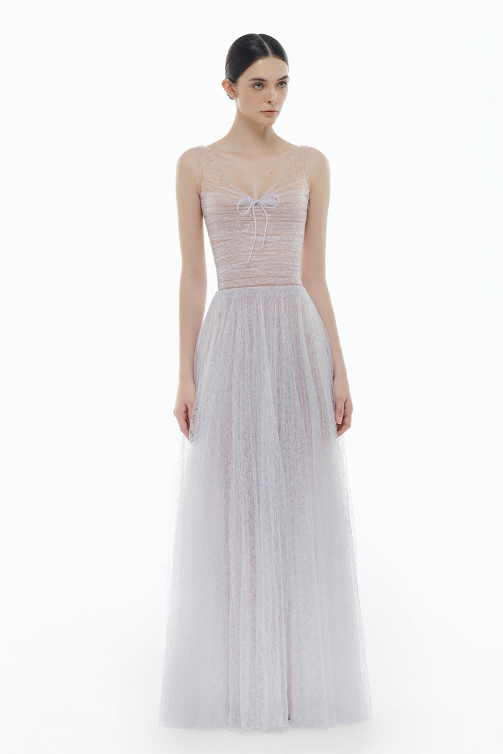 Selene V-Neck Sequin Maxi Dress - MEAN BLVD