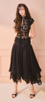 Seline Applique Midi Dress - MEAN BLVD