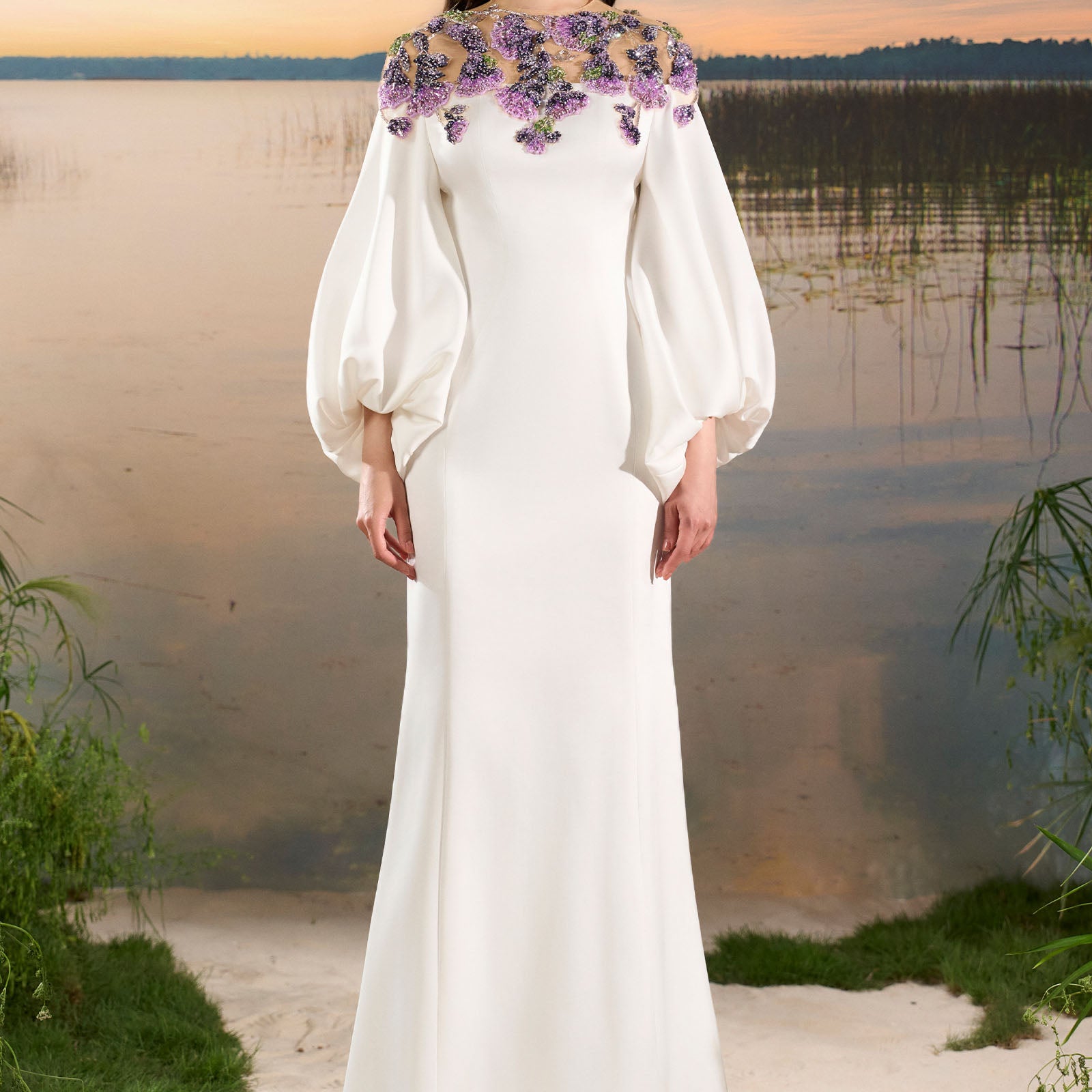 Seline Bishop Sleeve Maxi Dress - MEAN BLVD