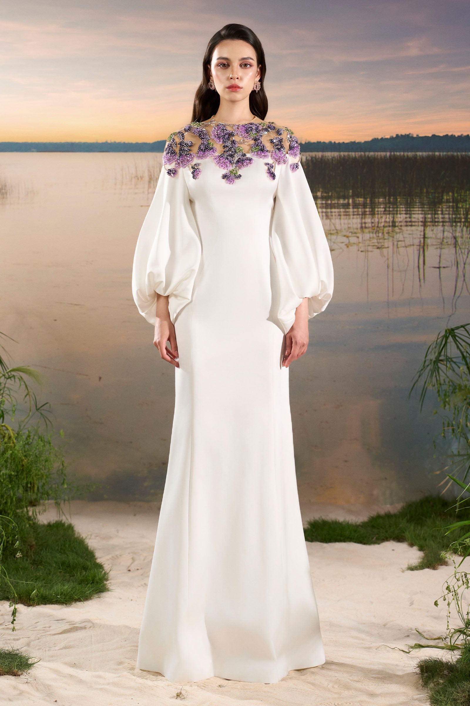 Seline Bishop Sleeve Maxi Dress - MEAN BLVD