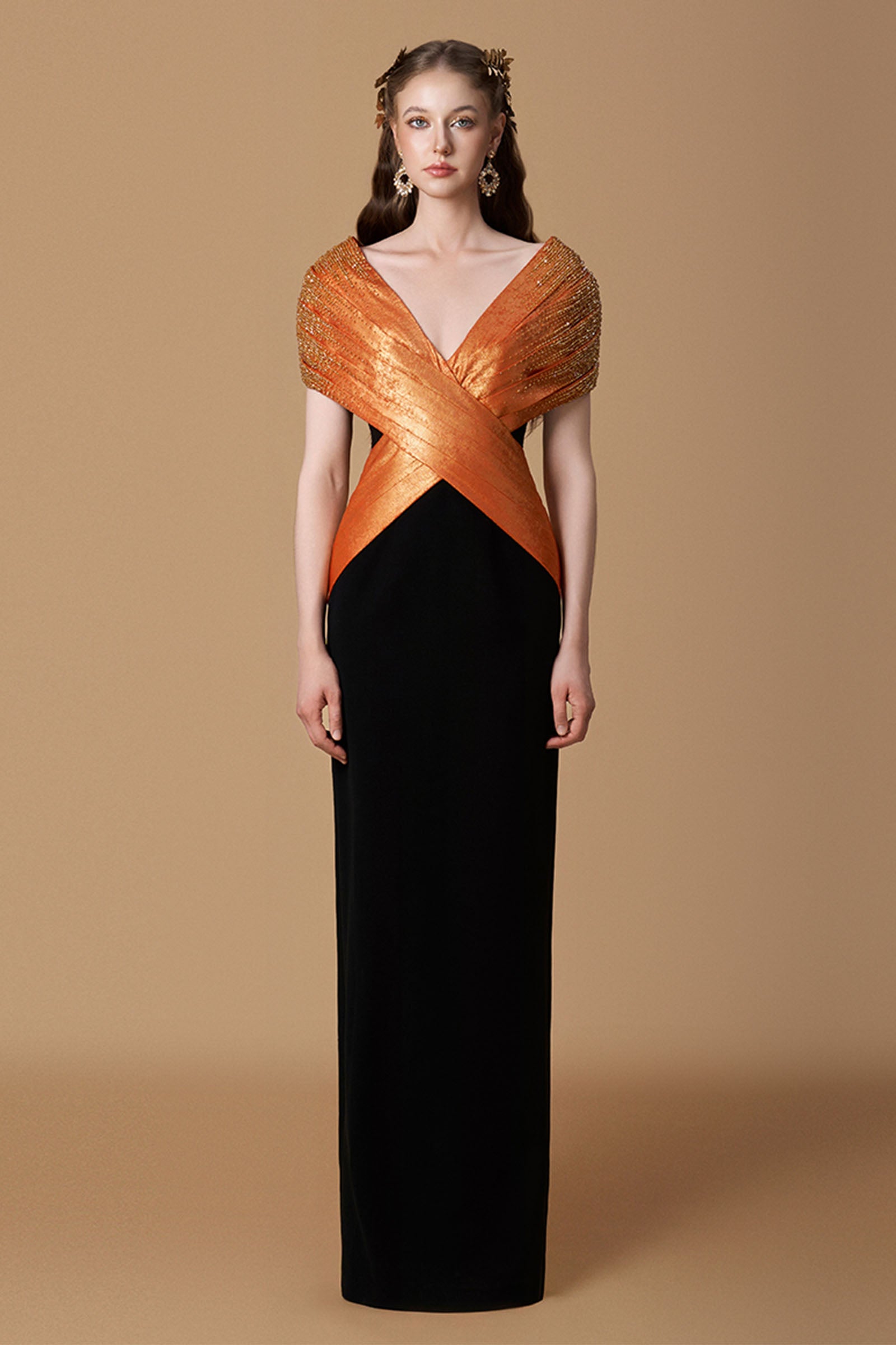 Senna Draped Maxi Dress - MEAN BLVD