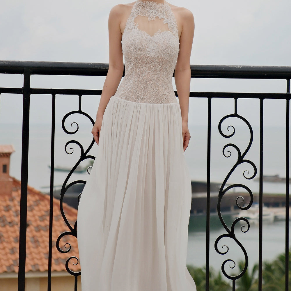 Seraphina Halter Maxi Dress - MEAN BLVD