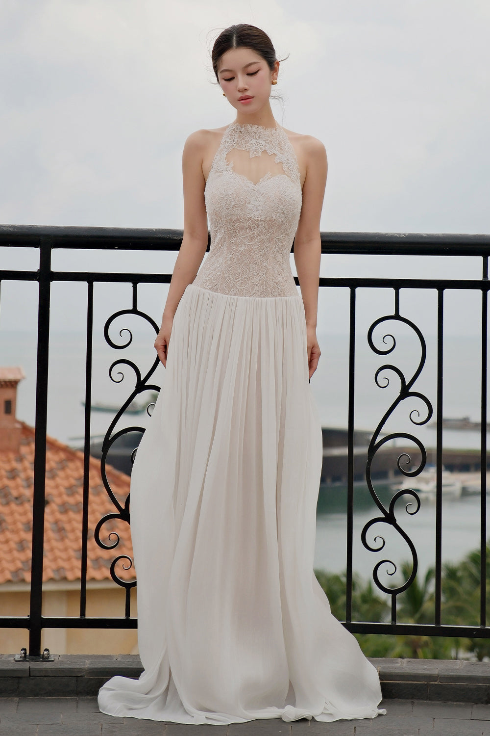 Seraphina Halter Maxi Dress - MEAN BLVD