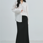 Seraphina Mandarin Linen Shirt - MEAN BLVD