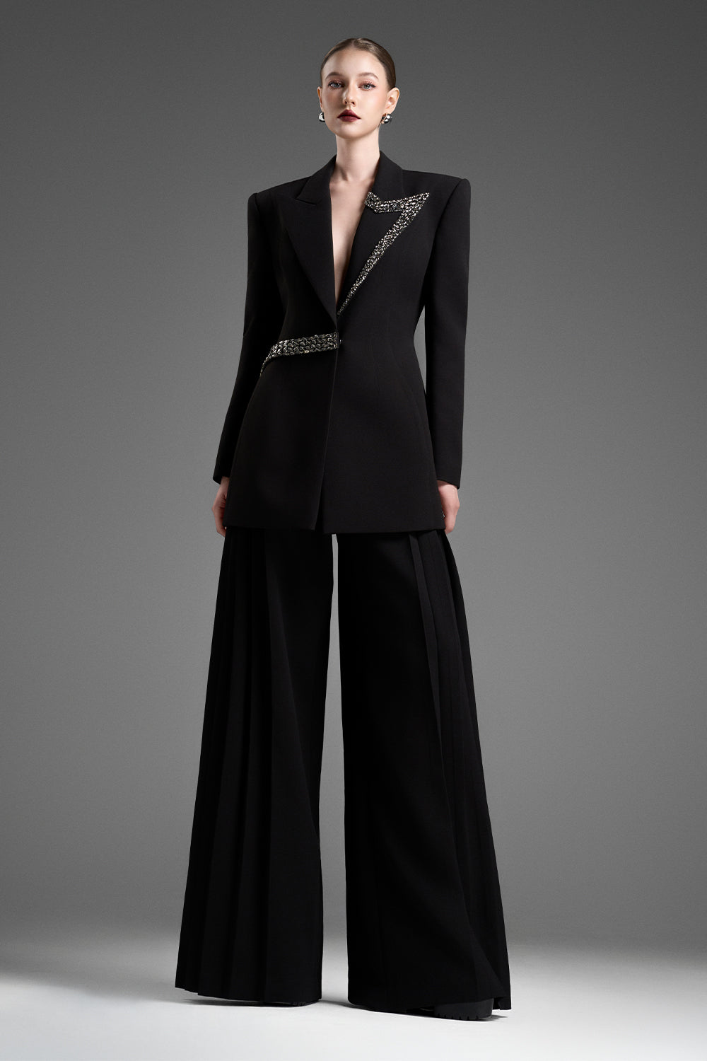 Seraphina Straight Pleated Pants - MEAN BLVD