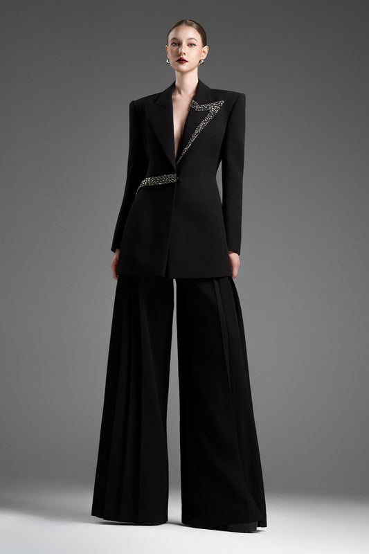 Seraphina Straight Pleated Pants - MEAN BLVD