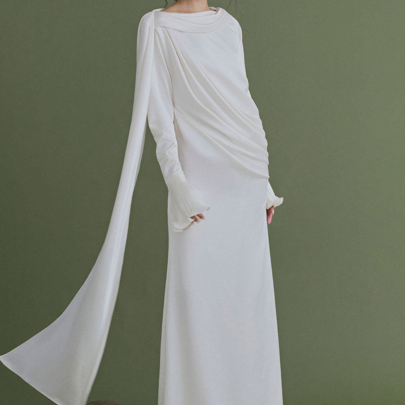 Seraphine Draped Maxi Dress - MEAN BLVD