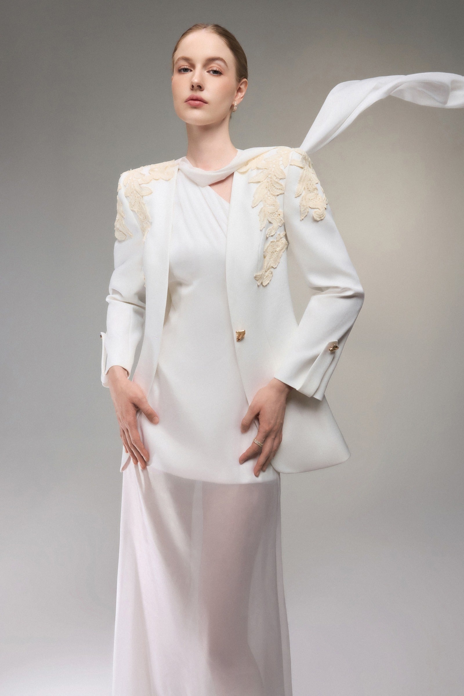 Serein Lapelless Blazer - MEAN BLVD