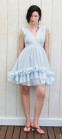 Serein Ruffle Mini Dress - MEAN BLVD