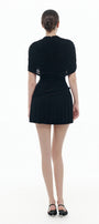 Serena Cape Draped Mini Dress - MEAN BLVD