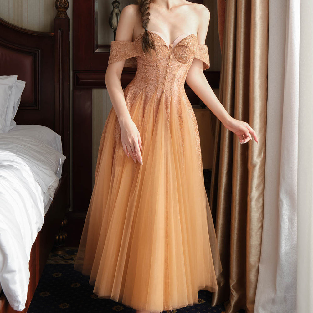 Serenade Sweetheart Midi Dress - MEAN BLVD
