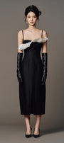 Sevee Ruffle Midi Dress - MEAN BLVD