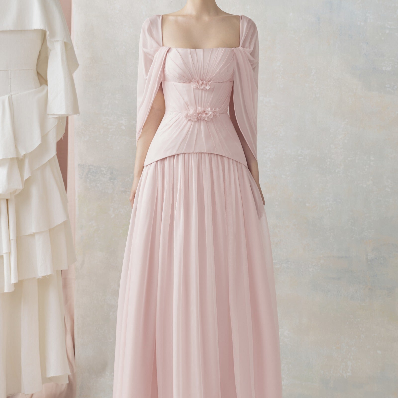 Shali Cape Sleeve Maxi Dress - MEAN BLVD