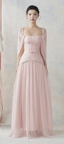 Shali Cape Sleeve Maxi Dress - MEAN BLVD