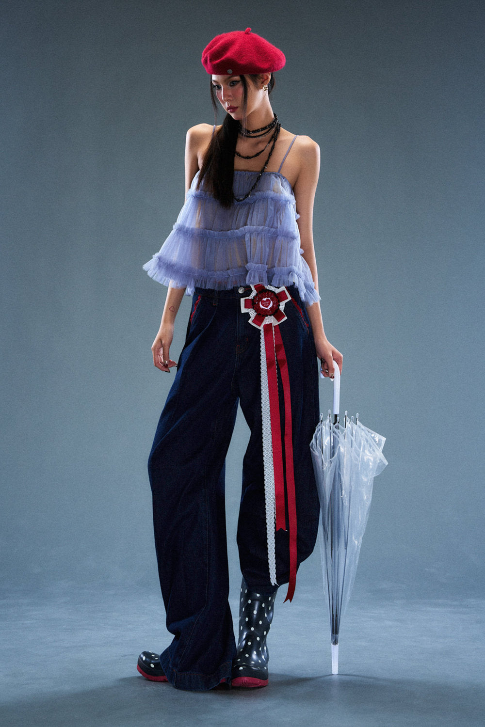 Shark Straight Denim Pants - MEAN BLVD