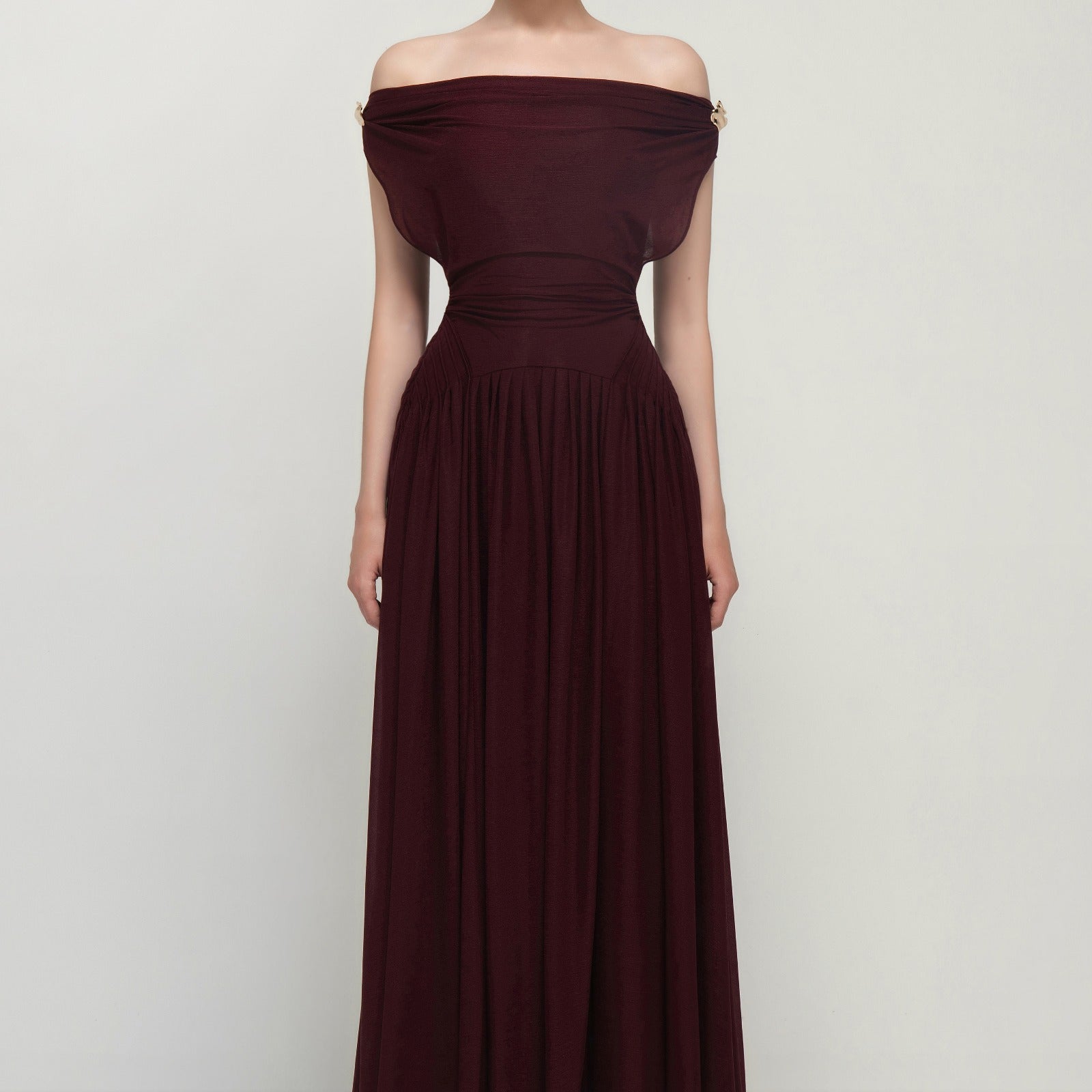 Shaula Off-Shoulder Maxi Dress - MEAN BLVD