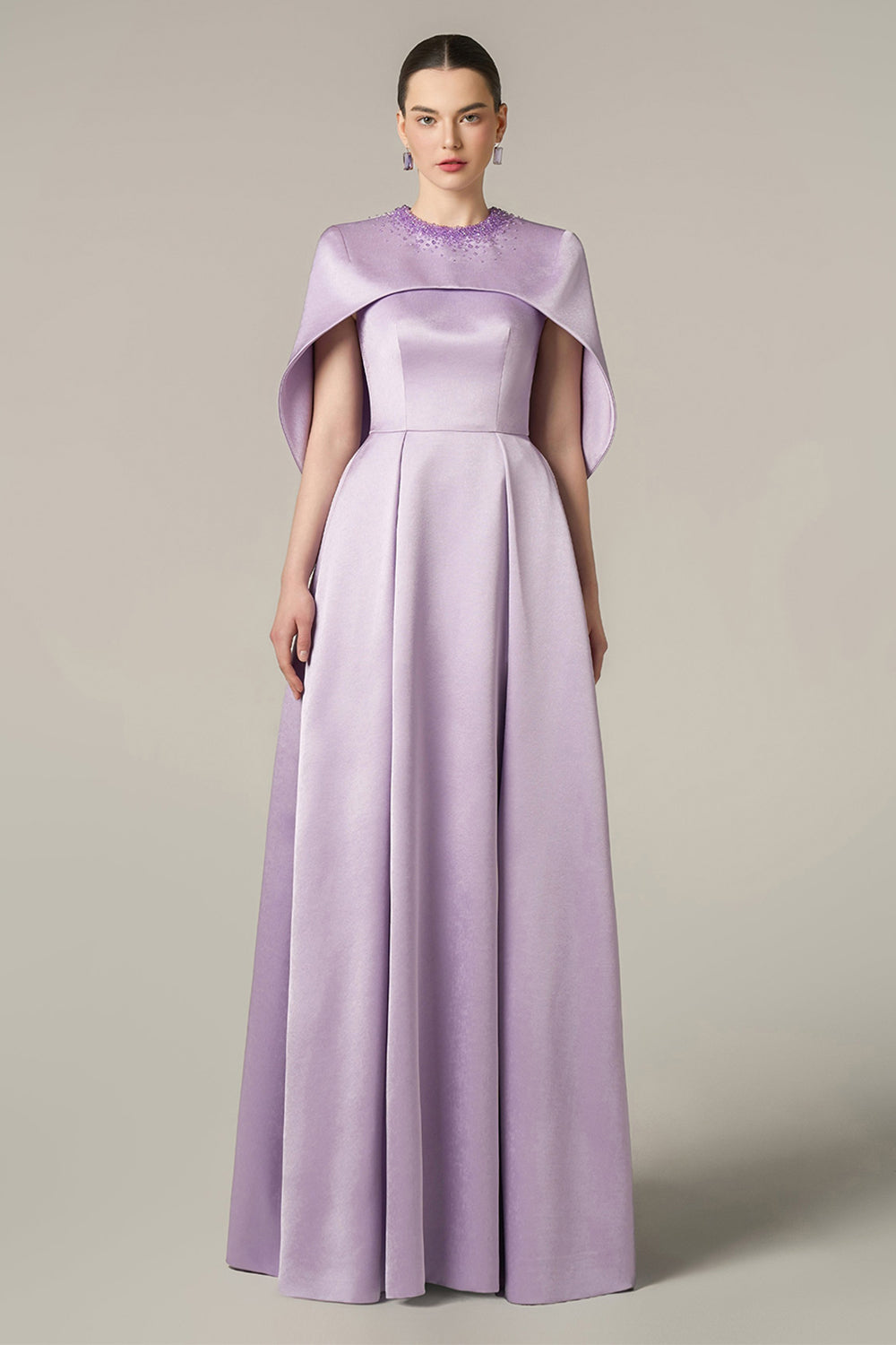 Women's Shay Bead Maxi Dress XS/S/M/L/XL/XXL/Customize Light Lilac/Pastel Pink/Fiery Red/Emerald MEAN BLVD Light Lilac / M Women's Shay Bead Maxi Dress XS/S/M/L/XL/XXL/Customize Light Lilac/Pastel Pink/Fiery Red/Emerald MEAN BLVD Light Lilac / M