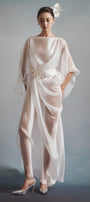 Sheen Draped Maxi Dress - MEAN BLVD