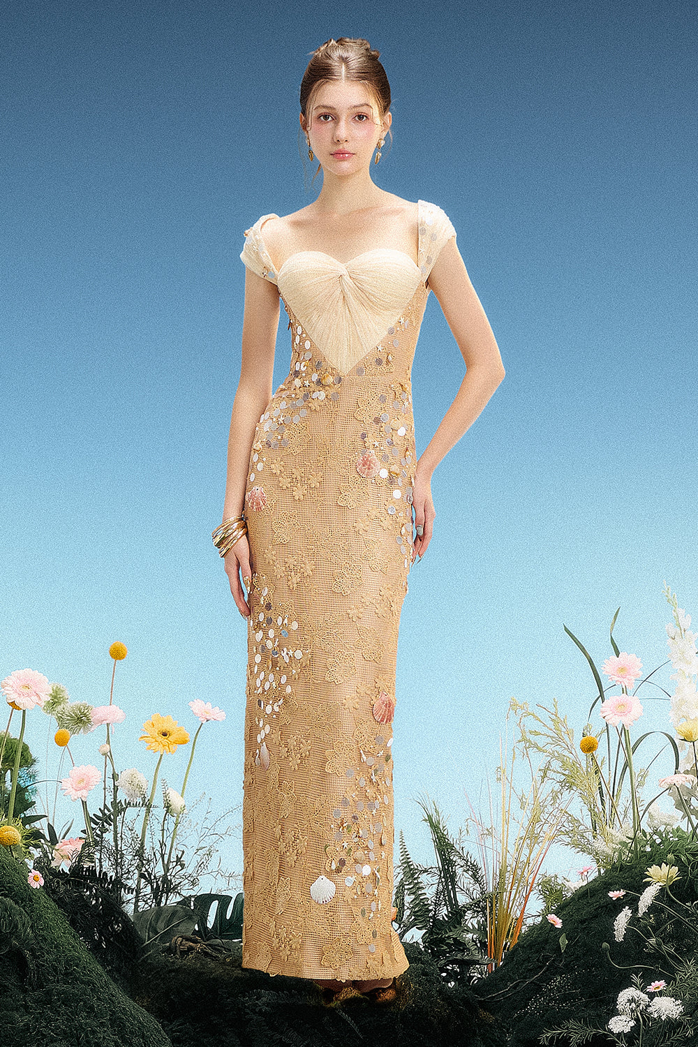 Shelly Sweetheart Maxi Dress - MEAN BLVD