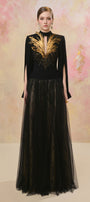 Shyvana Cape Sleeve Maxi Dress - MEAN BLVD