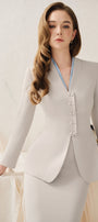 Sidonie V-Neck Blazer - MEAN BLVD