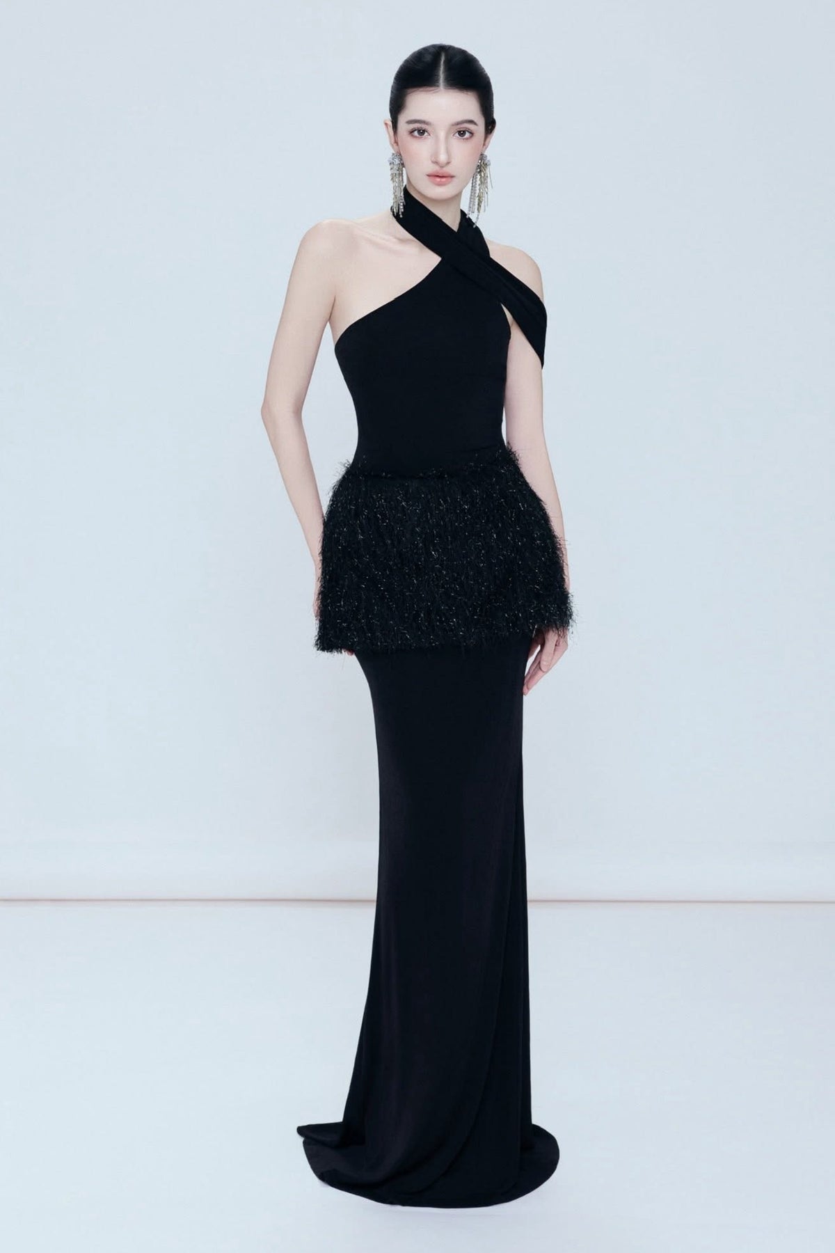 Sie Peplum Maxi Dress - MEAN BLVD
