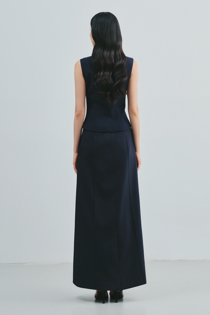 Siena A-line Polyester Skirt - MEAN BLVD