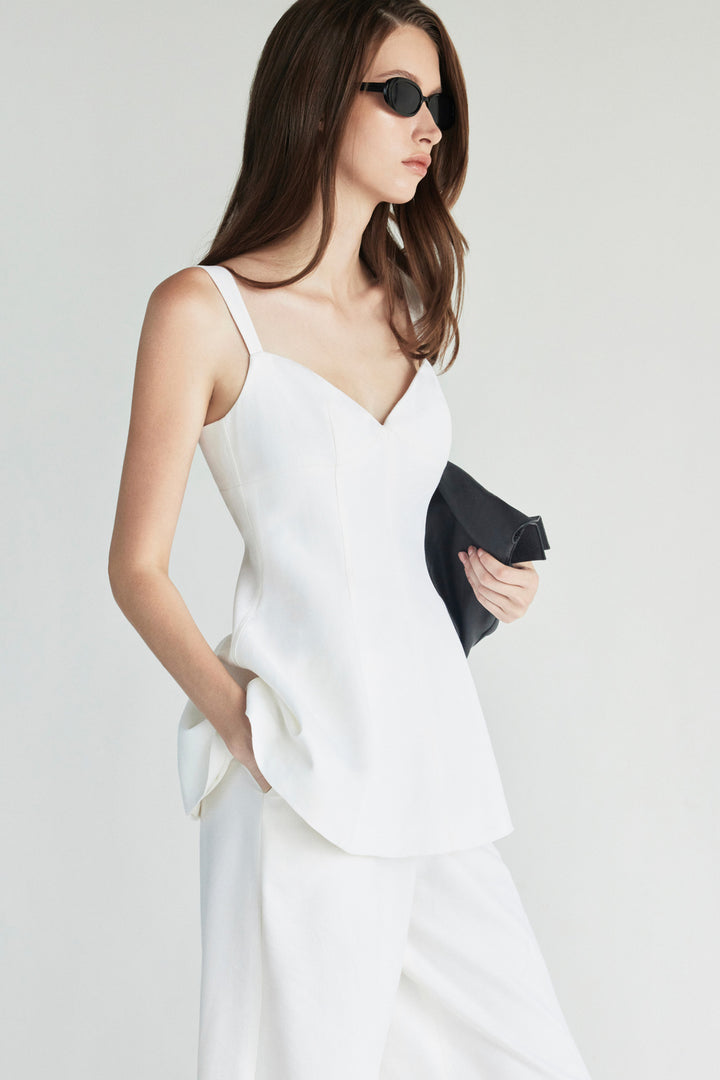 Sienna Straight Linen Pants - MEAN BLVD