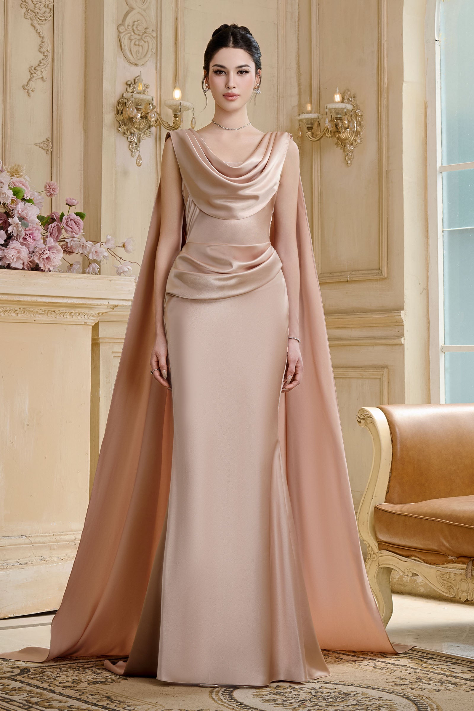 Silvaréa Cowl Maxi Dress - MEAN BLVD