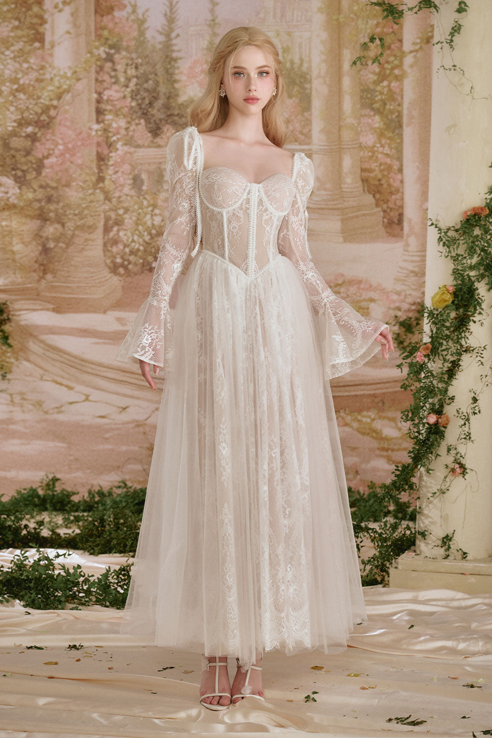 clover lace dress Clover Crochet Wedding Dress
