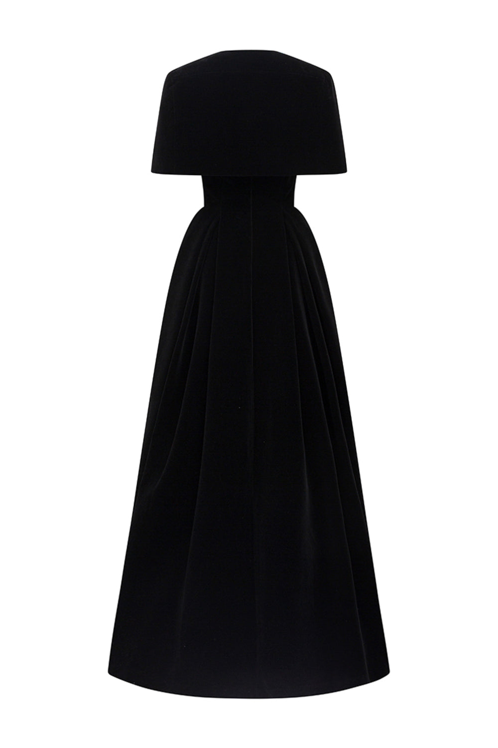 Crystal Ball Gown Embroidered Velvet Floor Length Set