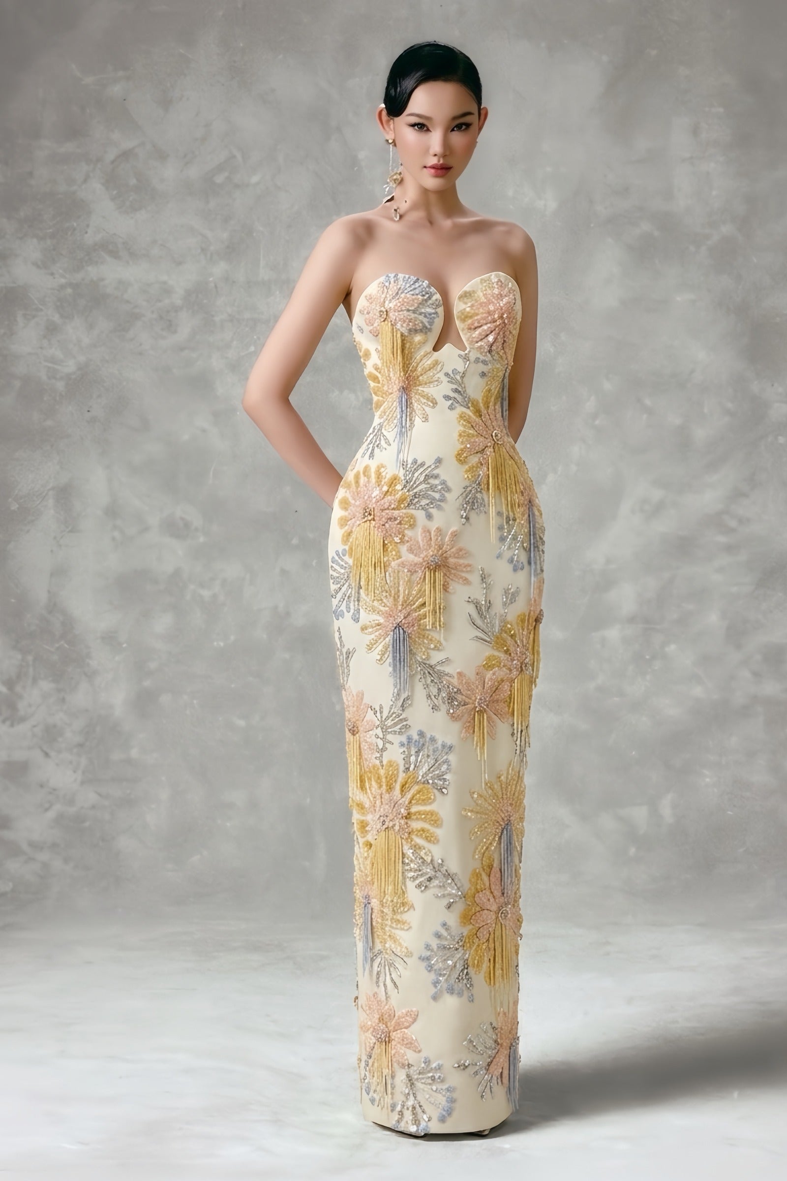 Sol Fringe Maxi Dress - MEAN BLVD