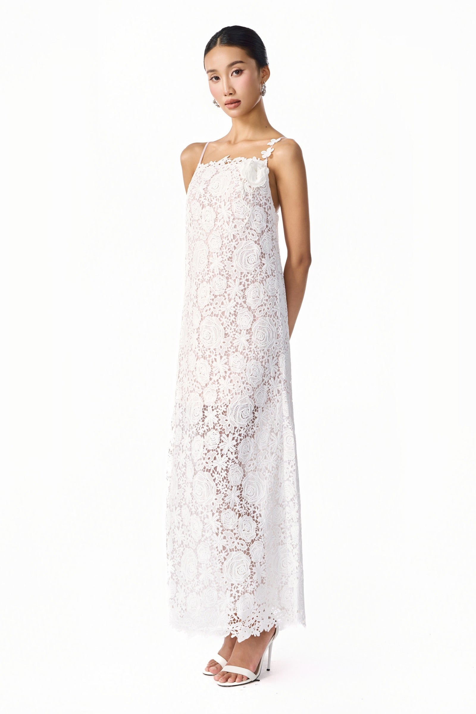 Sola Lace Maxi Dress - MEAN BLVD