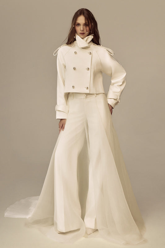 Solace Straight Organza Pants - MEAN BLVD