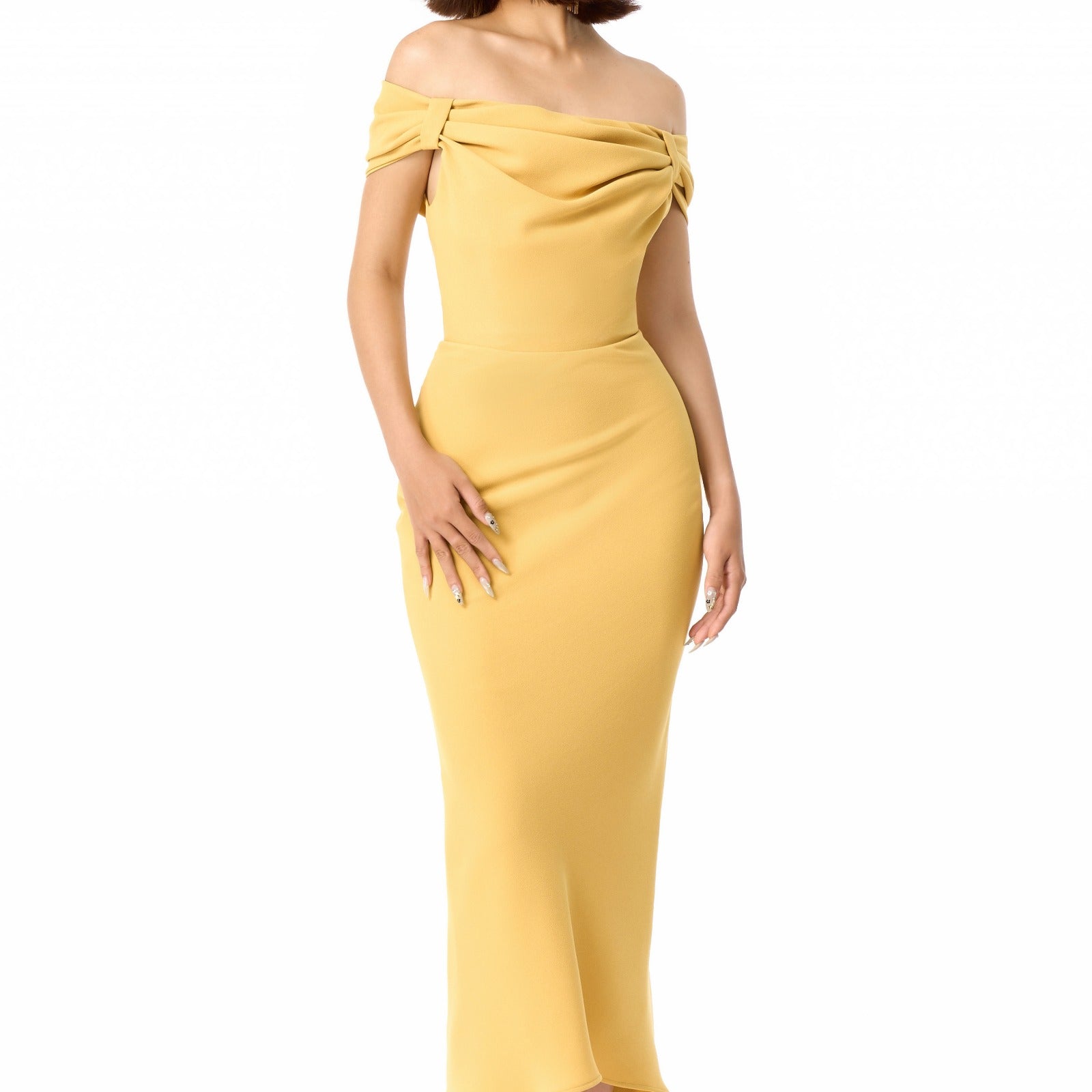 Soleil Off-Shoulder Maxi Dress - MEAN BLVD