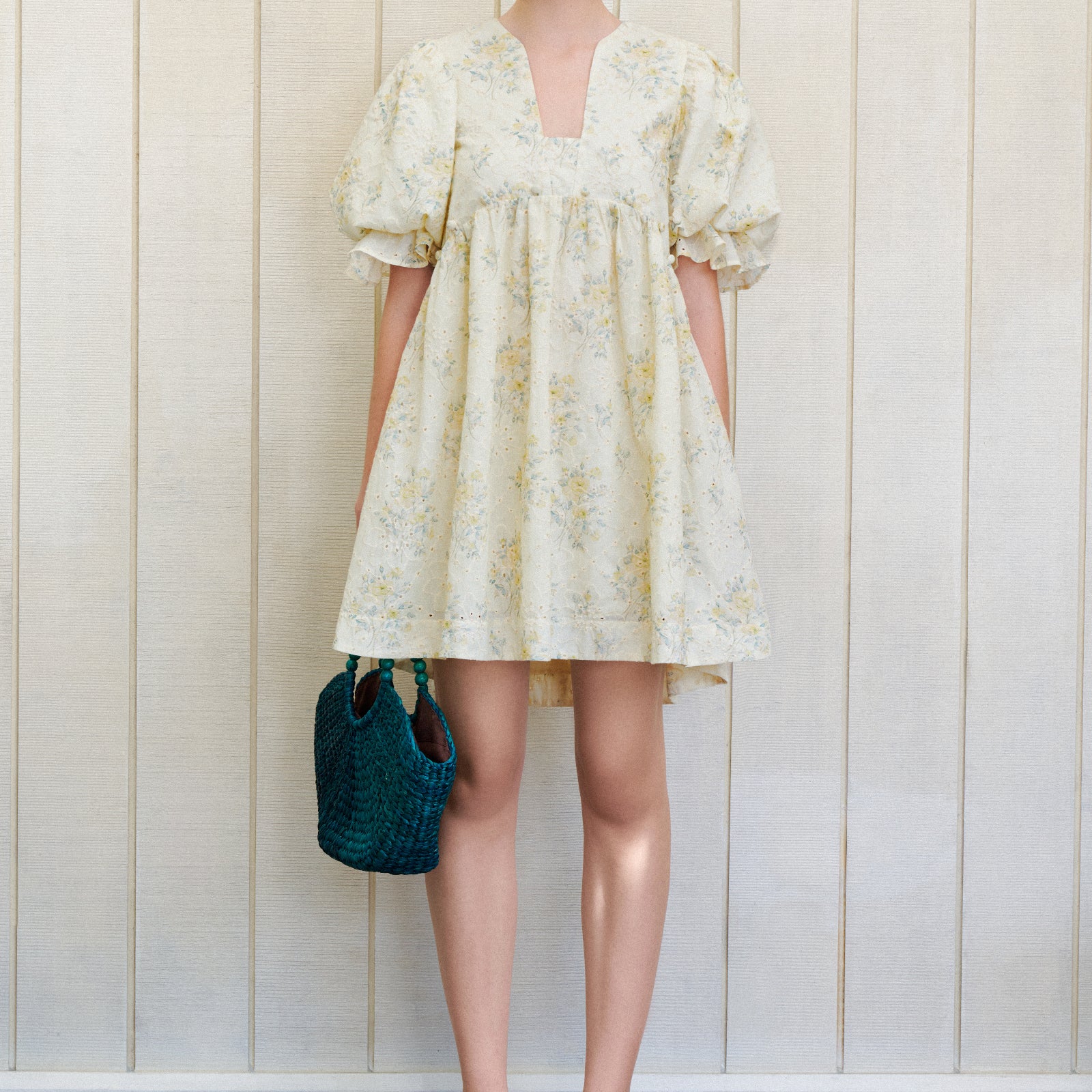 Solenne Puff Sleeve Mini Dress - MEAN BLVD