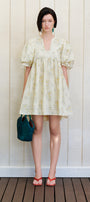Solenne Puff Sleeve Mini Dress - MEAN BLVD