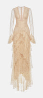 Solis Ruffle Maxi Dress - MEAN BLVD