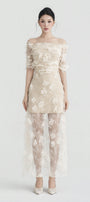 Sollen Applique Midi Dress - MEAN BLVD