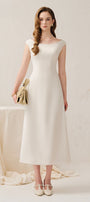 Solvie Boat Neck Midi Dress - MEAN BLVD