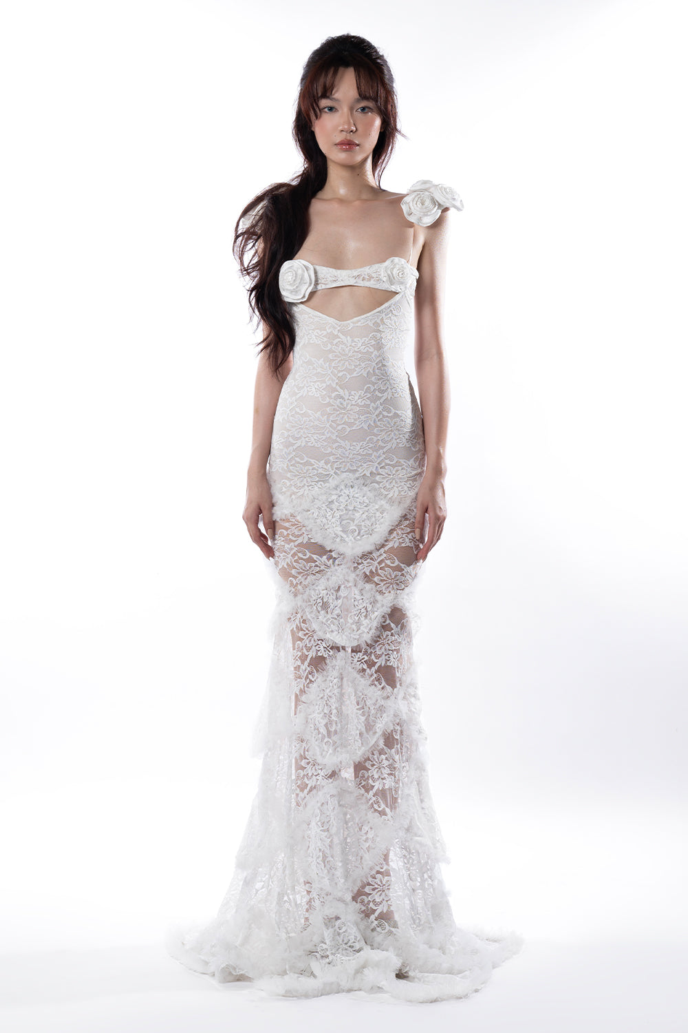 Sonja Lace Midi Dress - MEAN BLVD