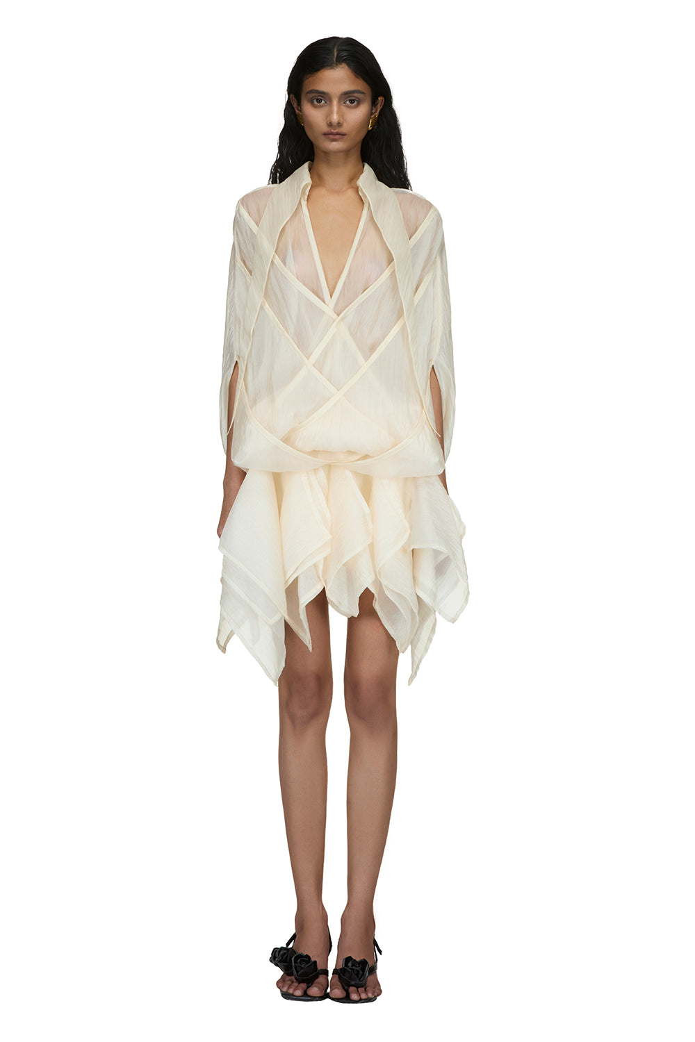 Sorae Draped Mini Dress - MEAN BLVD