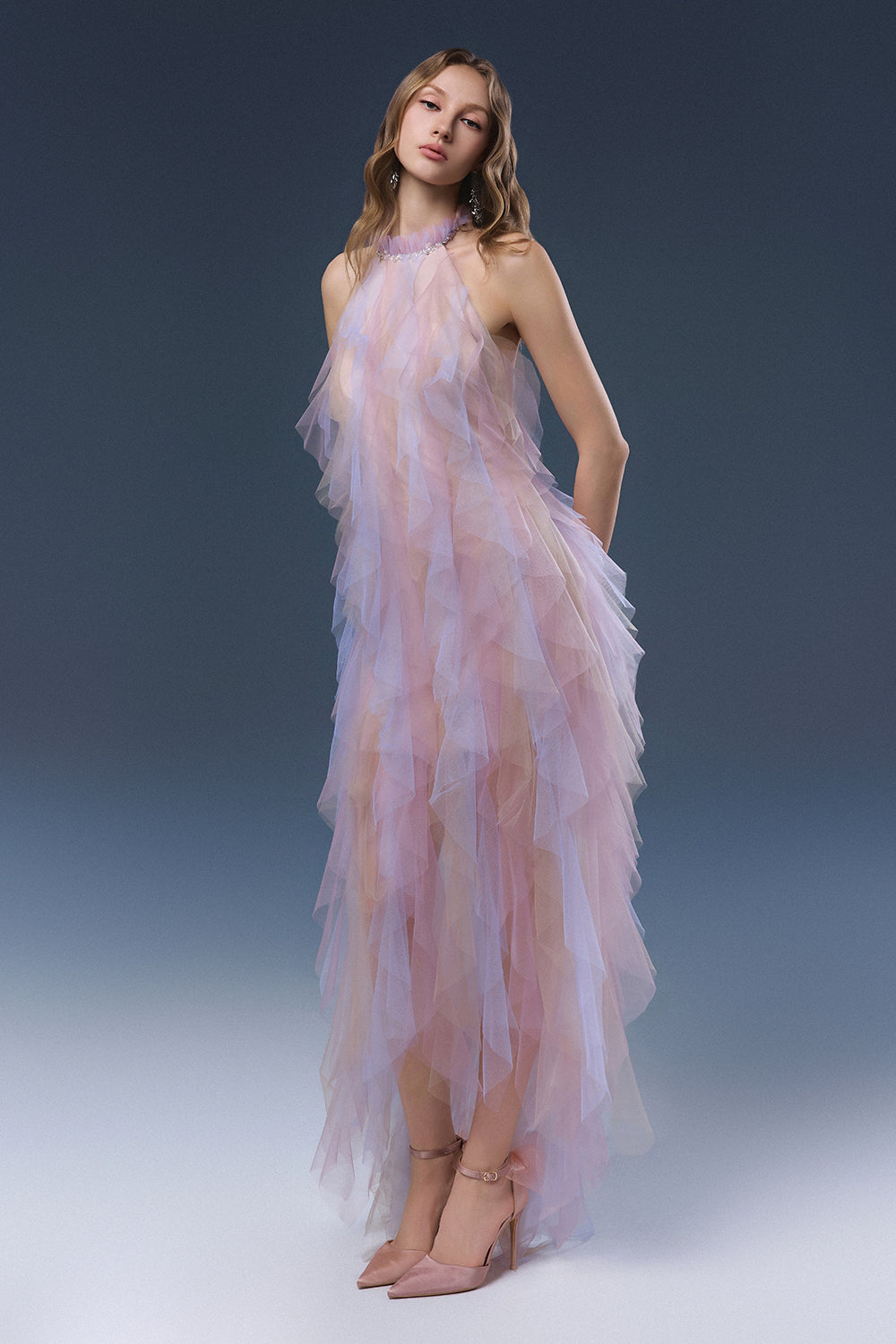 Soriel Ruffle Maxi Dress - MEAN BLVD